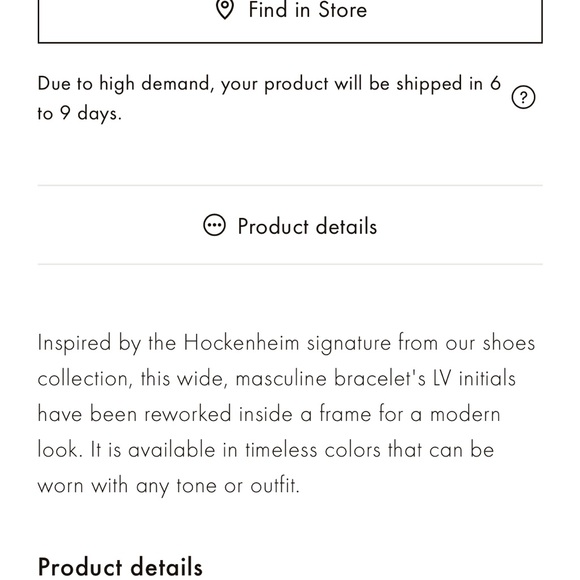 Authentic*l Louis Vuitton HOCKENHEIM BRACELET - Picture 4 of 6